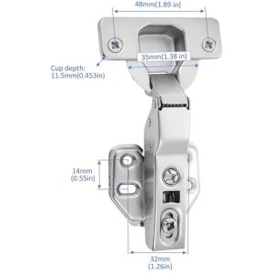 Cabinet Hinge Hydraulic Concealed Hinges Bisagra For Cabinet Stainless Soft Close Concealed Hinges For Cabinet