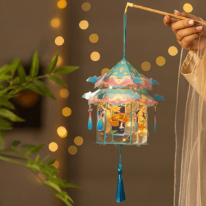 NovaWear cny decoration 2027 Portable Mid-Autumn Festival Lantern Lightweight PVC Hanging LED Lantern Kids Gift Removable Handheld Lantern Spring Festival
