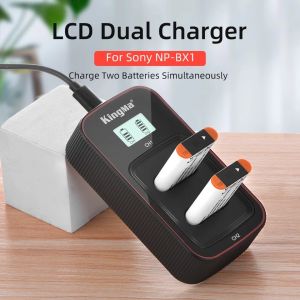KingMa NP-BX1 Battery + Charger LCD USB KIT For Sony ZV-1 RX100M7 M6 M5 M4 M3 M2 RX1R II DSC-HX90 WX350 HX90
