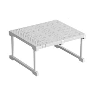 Expandable Closet Organizer Rack Adjustable for Kitchen and Bathroom Shelves Carbon Steel Cabinet Organization Shelf