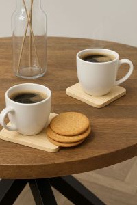 9mm pine wood coaster