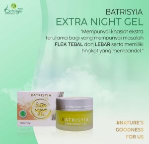 Batrisyia Extra Night Gel Cream mengatasi Flek Hitam