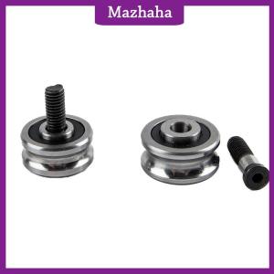 Mazhaha SG15 SG20 SG25 SG66+M5 M6 M8 Screw Steel Pulley Ball Bearings Track Guide Roller