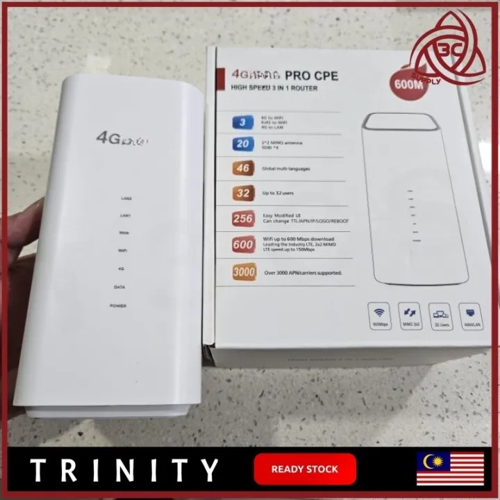 600Mbps WIFI Router WiFi Router Modem CAT CPE Pro CPF101-E 32 User 4G LTE