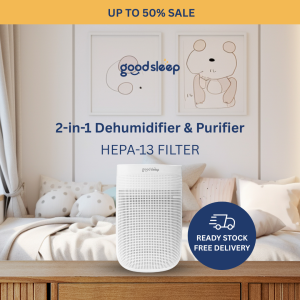 Forest 2 in 1 Air Purifier & Dehumidifier with HEPA 13 Medical Grade Filter
