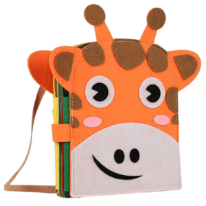 Interactive Cloth Book Busy Boards Toy For Toddler Soft Felt Travel Book Toy Enhancing Fine Motor Skill for Preschooler