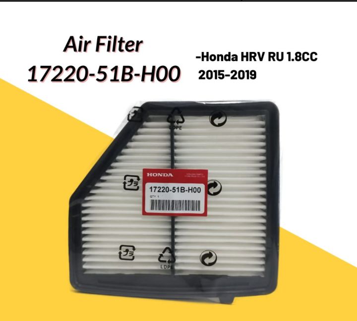 ORIGINAL HONDA Engine Air Filter Honda HRV T7A 1.8CC HRV (20152019