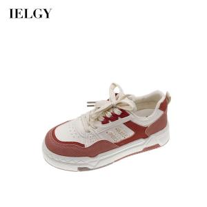 IELGY womens korean style all match small fresh round toe sneakers