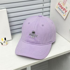 CHAOSON Quick-dry Children Candy Color Baseball Hat Korean Style Letter Embroidery Girls Peaked Cap Soft Cute Kid Summer Sun Hat Baby