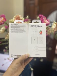 Bộ sạc nhanh Samsung 45W dây Type C to Type C hỗ trợ sạc nhanh Full dòng các máy Samsung