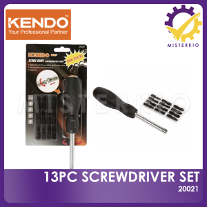 KENDO 13pc Striking Drive Screwdriver Set KD-20021