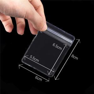 50ชิ้น/ถุง Clear PVC Resealable ถุงพลาสติกซิปสารต้านอนุมูลอิสระเครื่องประดับหัตถกรรมของที่ระลึกกระเป๋าหนานุ่ม