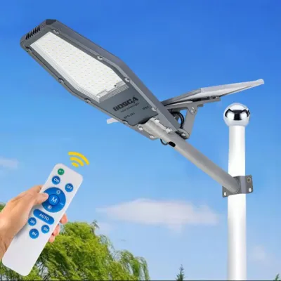 BOSCA 1000W 500W Solar Street Light for Road & Yard with Galvanized Pole Bracket Outdoor light BPS-381