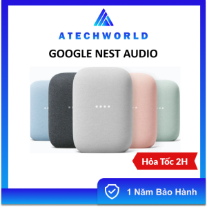 Loa Thông Minh Google Nest Audio Tích Hợp Trợ Lý Ảo - Hàng Chính Hãng - BH 1 Năm - Có Xuất VAT