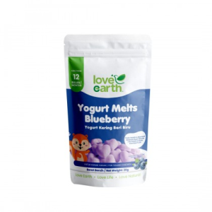 LOVE EARTH YOGURT MELTS / YOGHURT MELTS / NO GELATIN / REAL FRUIT SNACKS 12M+