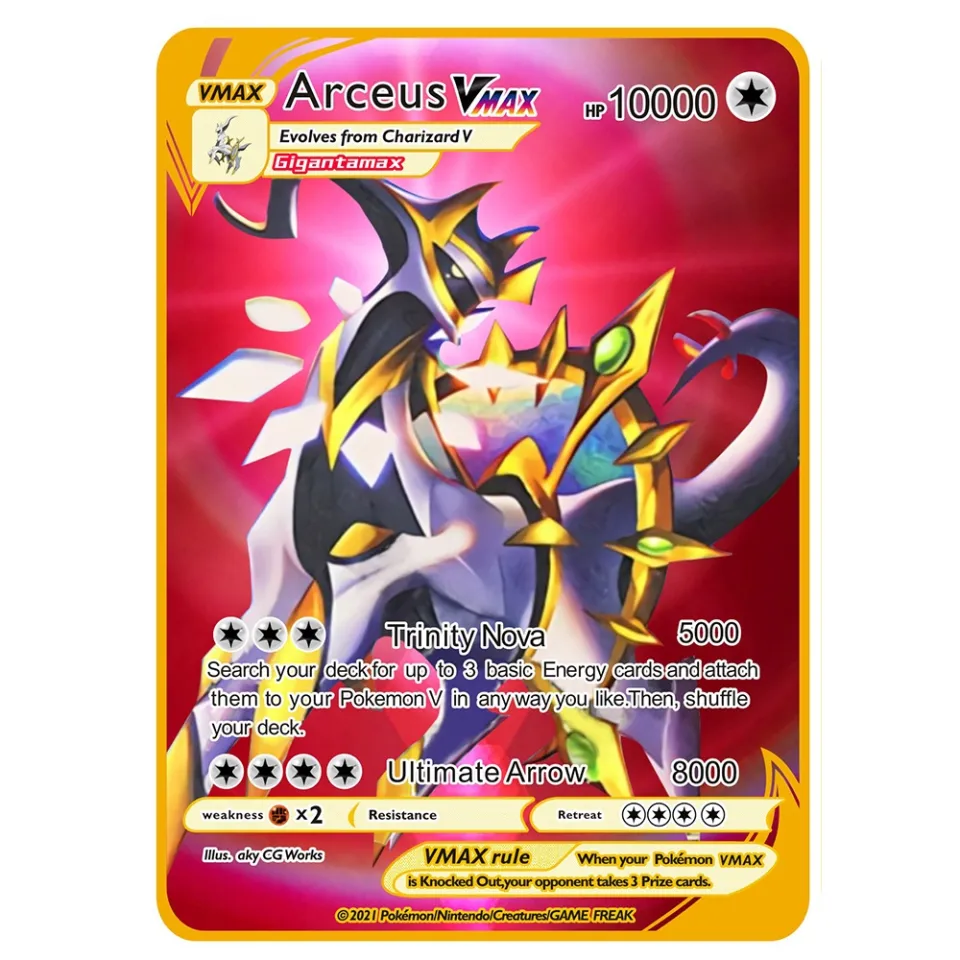 Arceus Golden Vmax Arceus Is The Strongest Pokemon 10000 Point