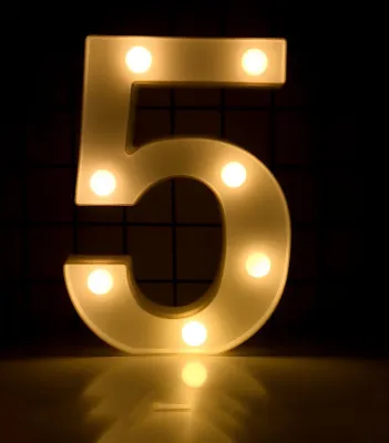 【COD】 3D LETTER 3D NUMBER (0-9) LED LIGHT LED Can be used in any occasion Night Light Wall Hanging Marquee Sign Alphabet Decor Lamp