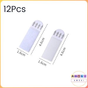 Amoki【Ready in Stock】 12Pairs Photo Frame Hanging Strips Adhesive Picture Decor Artwork Hook and Loop Fastener