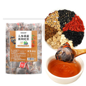 Ready Stock Ginseng Mulberry Black Goji Tea (20 Bags) Kidney Liver Detox Men Energy Tonic Teh Herba Lelaki Kuat