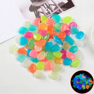 100 Viên Đá Dạ Quang Trang Trí Sân Vườn Đá Cuội Trang Trí Phát Sáng Trong Bóng Tối Đá Cuội Trang Trí Bể Cá Ngoài Trời Màu Hỗn Hợp