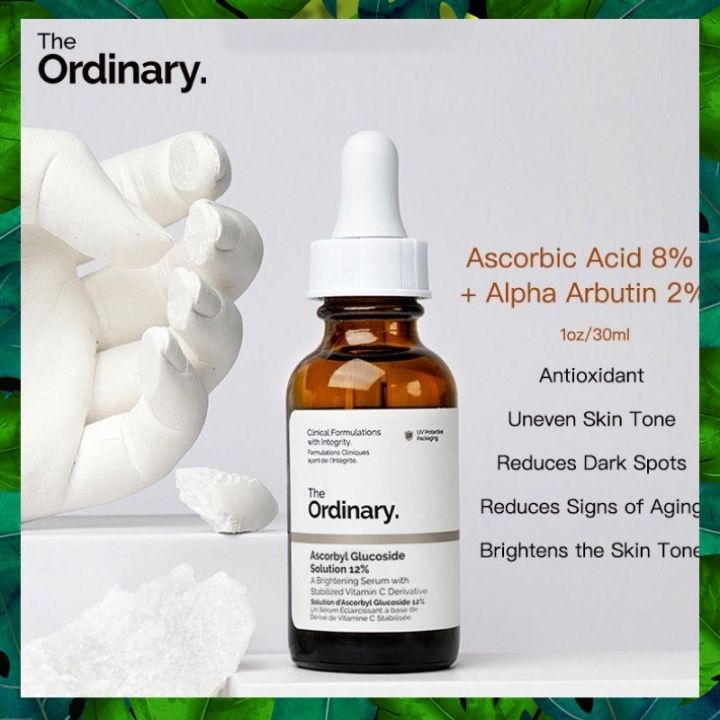 The Ordinary Vitamin C Morning Prevent Night Correct Ascorbic Acid 8 Alpha Arbutin Lazada PH