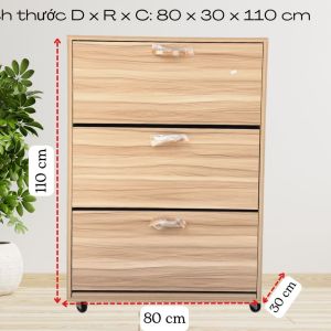 TỦ GIÀY DÉP THÔNG MINH CHẤT LIỆU GỔ CÔNG NGHIỆP.