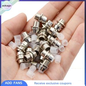 Aokago Hot 20 pcs ทองแดง5mm light emitting diode LED Holder Mount PANEL DISPLAY