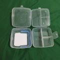 Uniware 217 SQUARE LUNCH BOX with 4 Compartments / food keeper / food storage box bento box. 