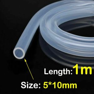 BHYJGD 1M Milk Food Grade Clear Silicone Tube Soft Rubber Hose Pipe Translucent