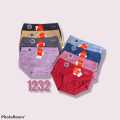 SOREX - 6 Pcs Celana Dalam Wanita/CD Wanita Dewasa/Dalaman Wanita murah  Type 1232 Size  M L XL(EL) XXL (QL). 