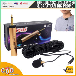 Mic Jepit Maxxis Condenser Clip On Microphone MX-22 (Mic kerah / Mic Imam)