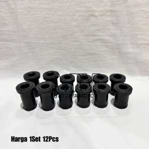 1 Set Karet Per Bosh Per Karet Bushing Anting Per Depan Belakang L300 Bensin / Diesel / Colt T120 12Pcs