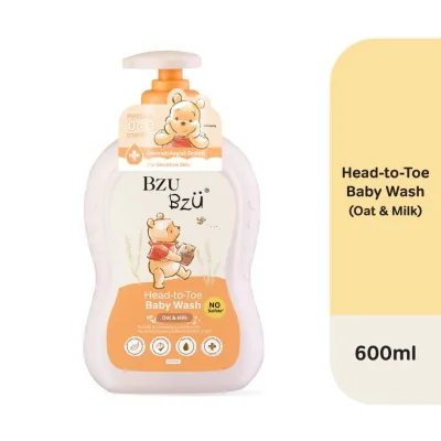 BZU BZU Oat & Milk Head-To-Toe Baby Wash 600ml