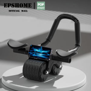 EPSHOME abdominal wheel roller Beginner Abdominal health wheel Support Rebound Abdominal Wheel fitness equipment With hassock abs workout equipment abs exercise equipment