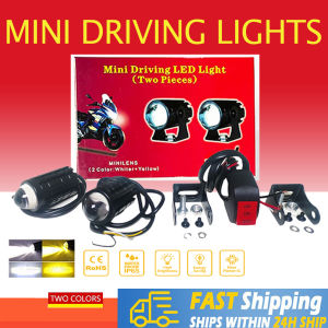Free Handle switch-Mini Driving Light V2 3 Wires 20W Auxiliary Light Led Lights Fog Light for Motorcycle Cars