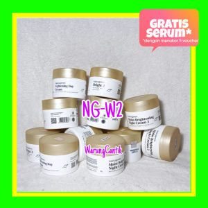 Krim Malam Naavagreen NG-W2 Whitening Night Cream W2 10 gram by dr Fredi Setyawan Original Krim Pencerah Pemutih Glowing Flek Flex Ori Asli