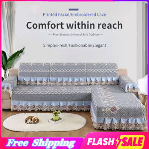 Sofa Cover 1 2 3 Seaterpure Cotton Four Seasons Universal Non-slip Sofa Cushion Water Proof Sofa Cover Cushion