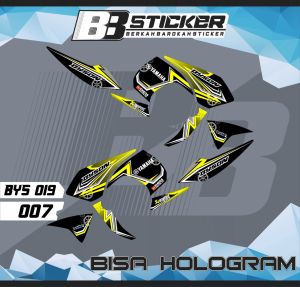 Sticker Stripping Variasi Yamaha Byson BISA HOLOGRAM Striping Motor Byson Bys 19