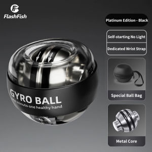 FlashFish Automatic Wrist Ball Exercise Wrist Muscle Rotation Ball LED Gyroscope Vibrating ball