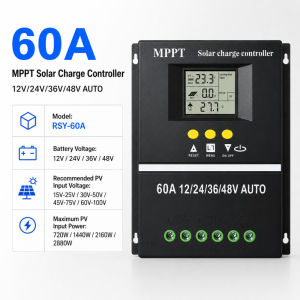 MPPT Solar Charge Controller 100A 12V 24V 36V 48V Auto LCD Solar Panel Battery Charger Controller USB Output LiFePO4 GEL Flooded Sealed Battery Solar Charging System Overcharge Overcurrent Short Circuit Protection
