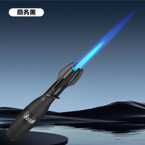 Powerful Metal Windproof Turbo Jet Butane Gas Lighter Barbecue Kitchen Torch Cigar Accessories Ignition Gadgets Bowling Shape Bomb Shape