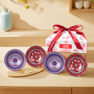 [SNI] HOMESTUFF Hampers Set Piring dan Mangkok Mewah  / Set Peralatan Makan Keramik / Hadiah Peralatan Makan / Hampers Hadiah  / Kotak Kado