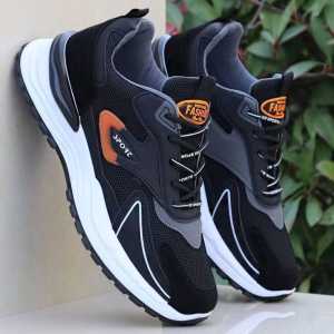 PP - Sepatu Pria Hitam XYRUS - Sepatu Sneakers Kasual Running Ringa Sport Olahrga Sepatu Pria