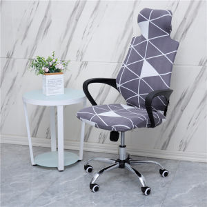 Gaming Chair Cover Elastic Office Chair Cover Stretch Printed Computer Chair Slipcover for Leather Office Game Reclining Racing Ruffled Gamer Chair Protector