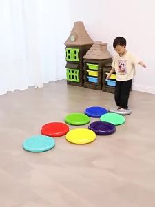 Montessori Children Toys PVC Balance Stone Inflatable Cushion Sensory Integration Training Tactile Sensing Party Social Games