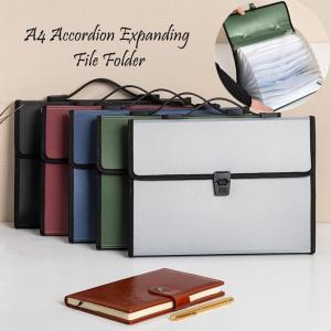 1 Pcs A4 Organ Bag Multi-layer Folder Large-capacity Portable Office Document Bags Desk Organizador Storage Data File Briefcase2026