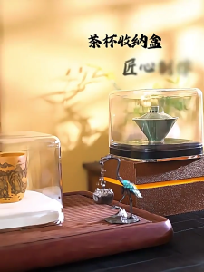 Teas Cup Storage Organizers Seasonal Teas Cups Storage Container Durable Clear Teas Pots Organizers Holder