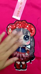 Kaos Anak LED LOL Lampu - Bahan Katun Halus, Menyerap Keringat - Ukuran M (2-3 tahun) hingga XXL (8-9 tahun) - Lampu Bisa Menyala (Chat untuk Pilihan Warna)