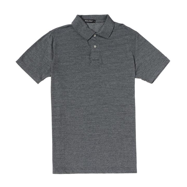 Baleno Men's Plain Polo Shirt in Dark Gray Lazada PH