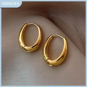 【SHANGZE4】 Mới hợp thời trang hình học kim loại bông tai cho Womens đồ trang sức thời trang phụ kiện tinh tế Bông tai cho Đảng